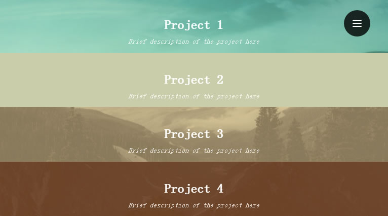 Sliding Panels Template